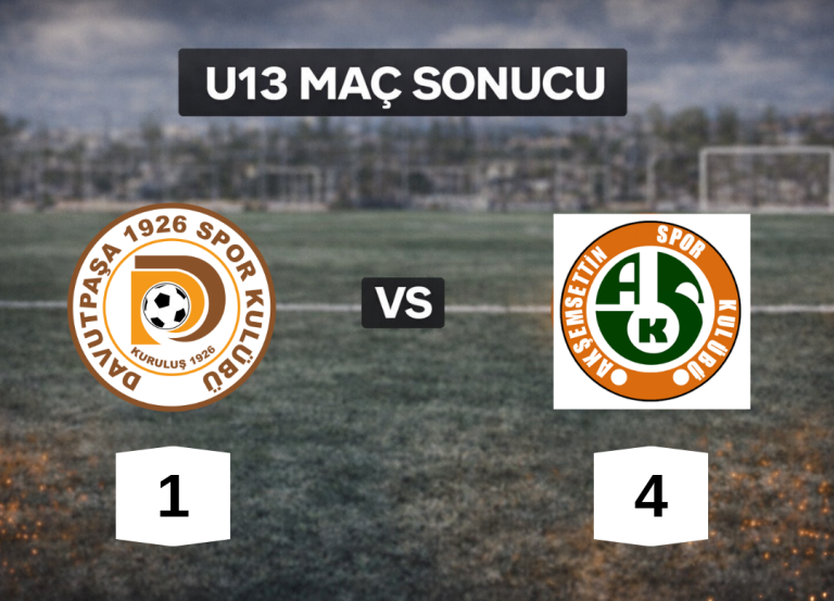 U13 Ligi Maç Sonucu