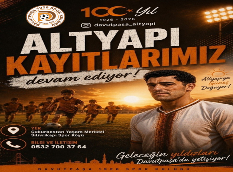 Altyapı Kayıtlarımız Devam Ediyor!