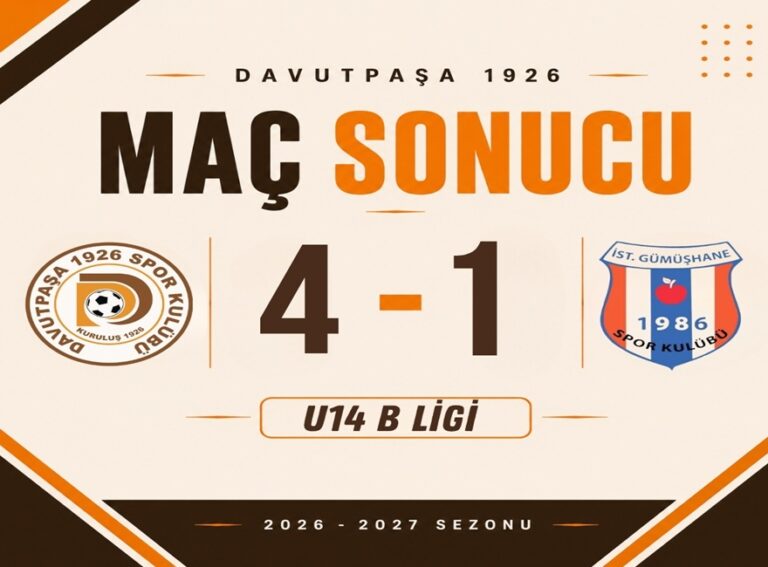 U14 B Ligi Maç Sonucu